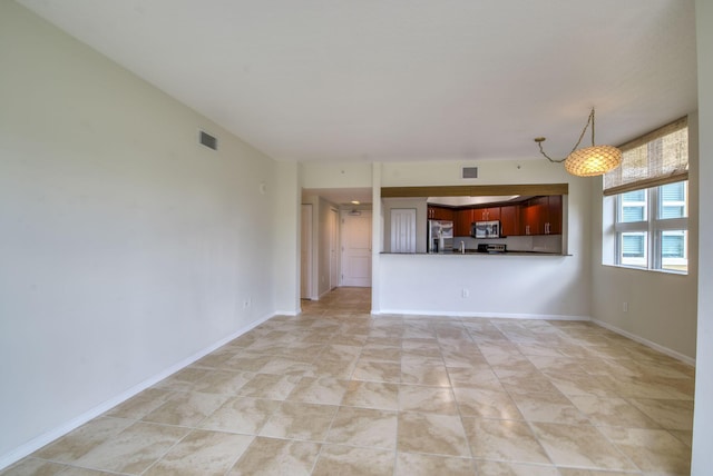 view of unfurnished living room