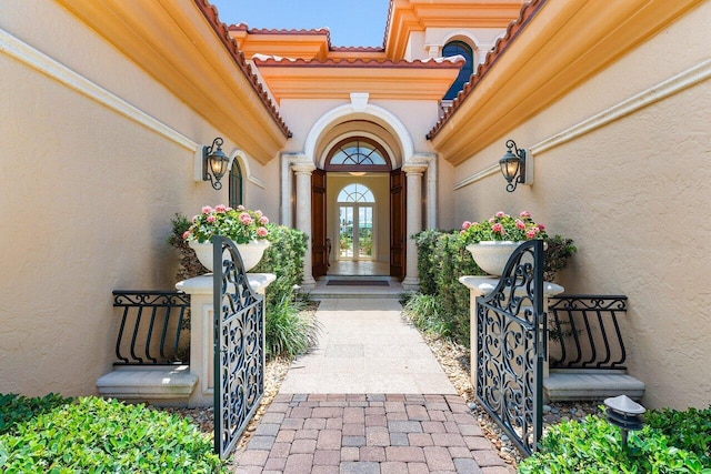 view of entrance to property