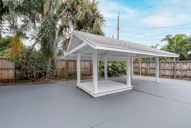 1609 N J Ter, Lake Worth, FL 33460 - fenced backyard with a patio and a gazebo
