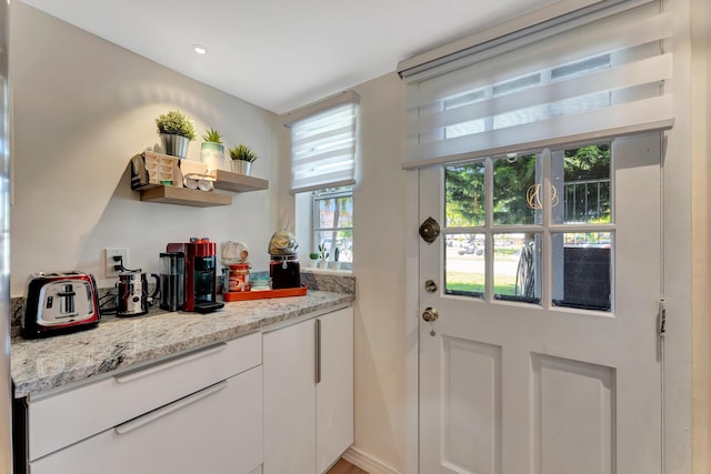 entryway with a wealth of natural light