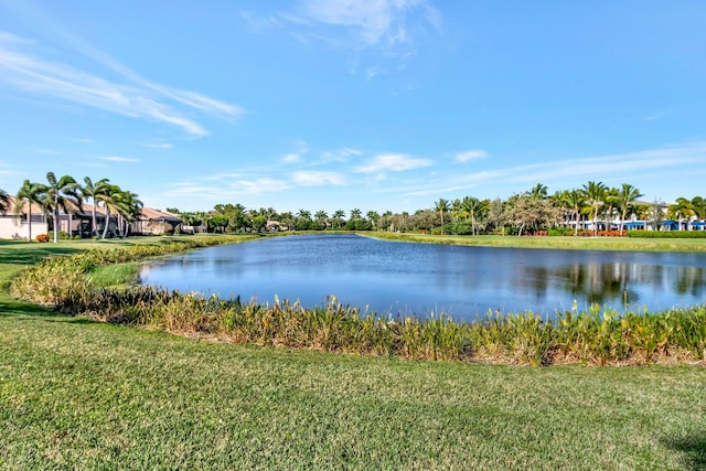 property view of water