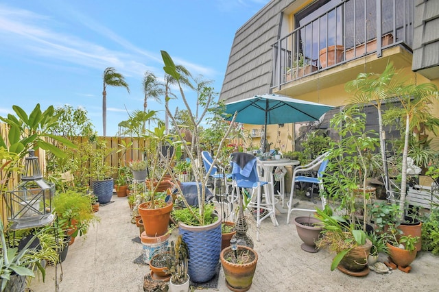 view of patio