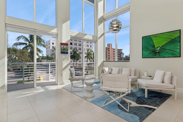 sunroom / solarium with a wealth of natural light