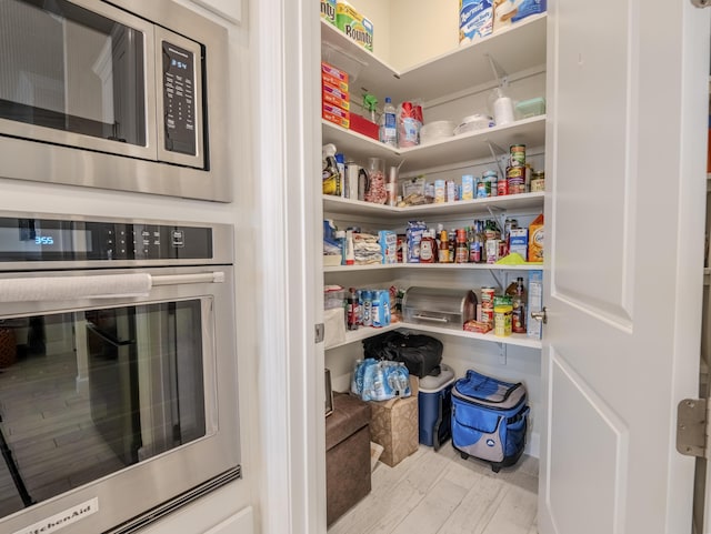 view of pantry