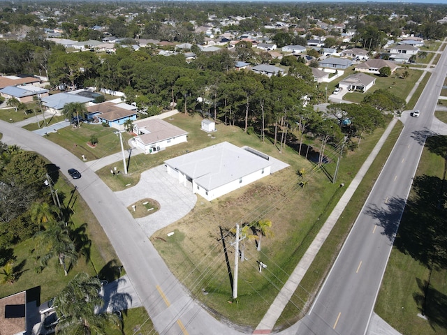 bird's eye view featuring a residential view