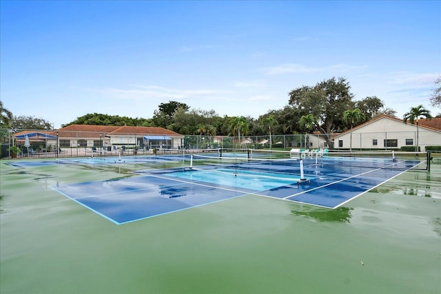 view of sport court