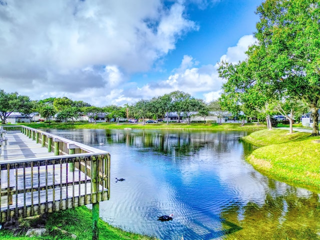 property view of water