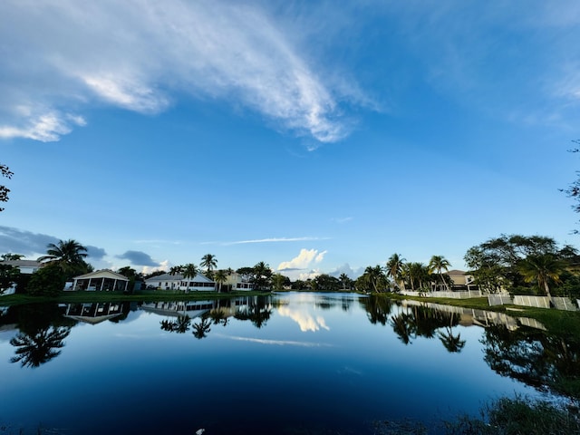 property view of water