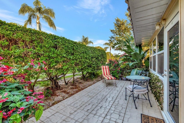 view of patio