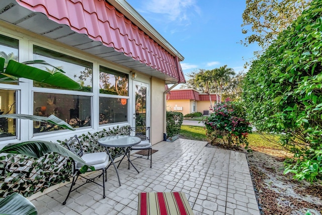 view of patio