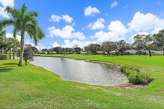 view of water feature