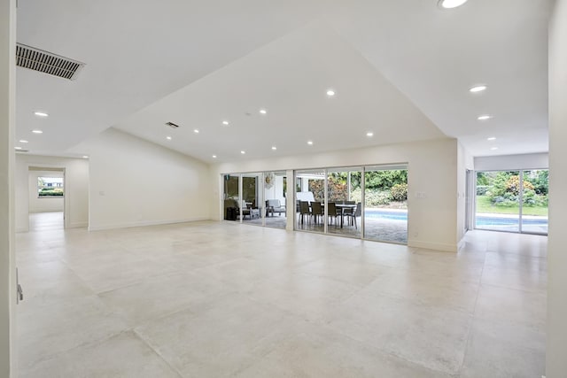 view of unfurnished living room