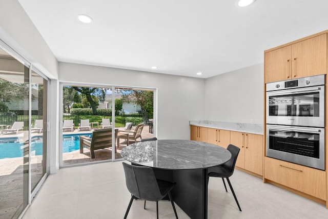 4246 Live Oak Blvd, Delray Beach, FL 33445 - dining area featuring recessed lighting