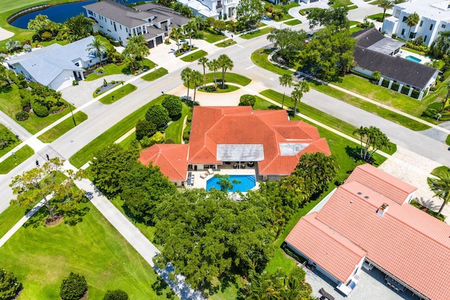 4246 Live Oak Blvd, Delray Beach, FL 33445 - aerial perspective of suburban area featuring a nearby body of water and a pool