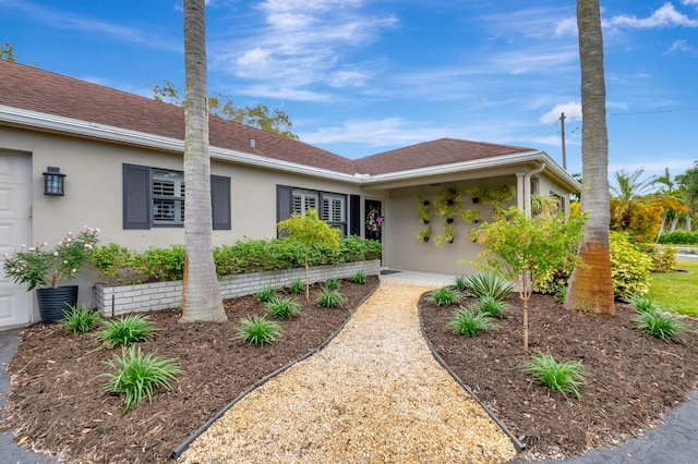 view of ranch-style home