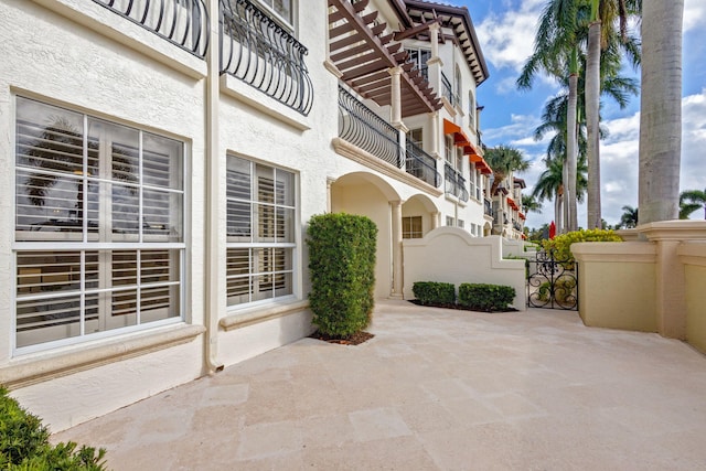 view of patio