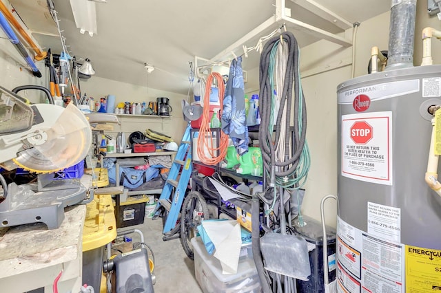 storage with water heater