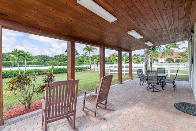 view of patio