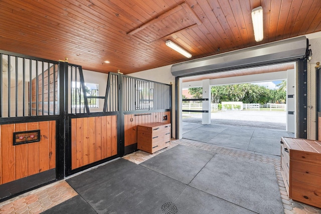 view of horse barn