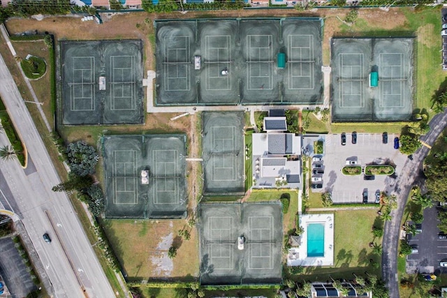 1605 S US Highway 1 Unit 203-M1, Jupiter, FL 33477 - aerial view of property and surrounding area featuring a pool