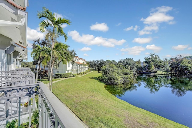 property view of water