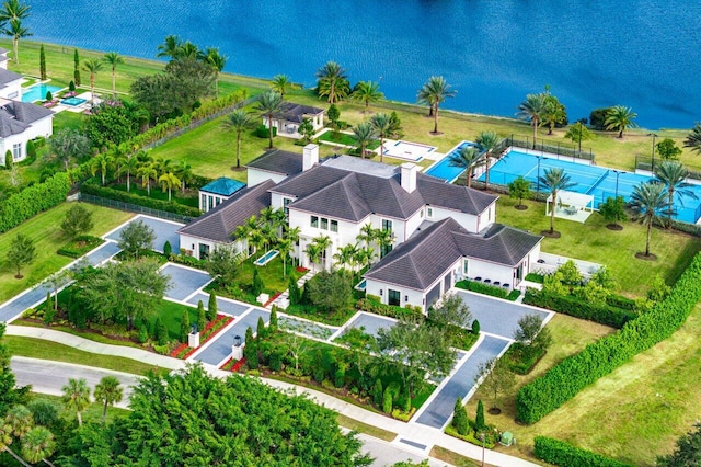 16071 Quiet Vista Cir, Delray Beach, FL 33446 - bird's eye view with a water view