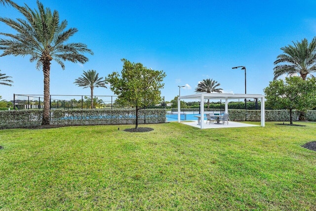 view of yard featuring a patio area