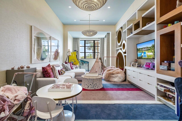 16071 Quiet Vista Cir, Delray Beach, FL 33446 - living area with recessed lighting