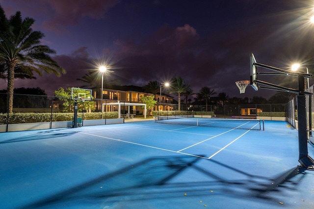 view of sport court