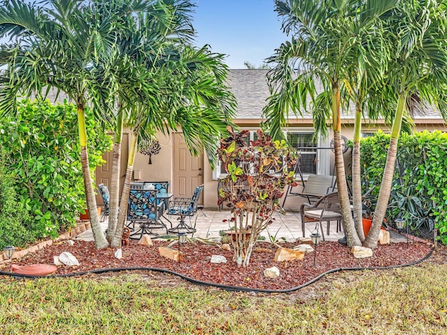 exterior space featuring a patio