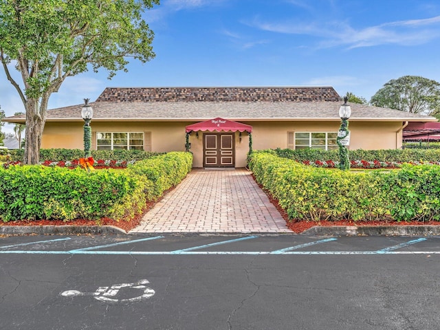 view of ranch-style home