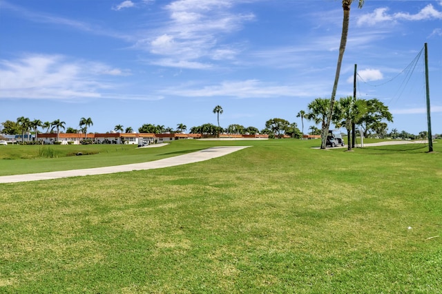 view of home's community featuring a yard