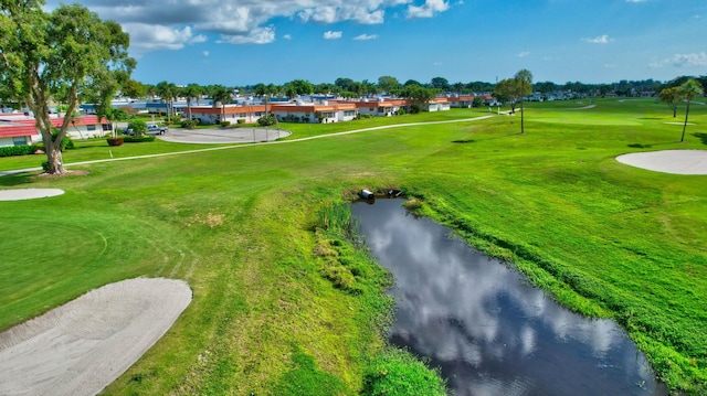 view of property's community featuring a water view