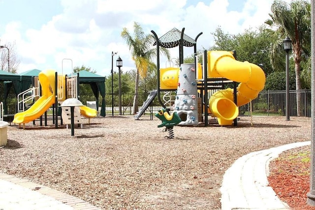 view of play area