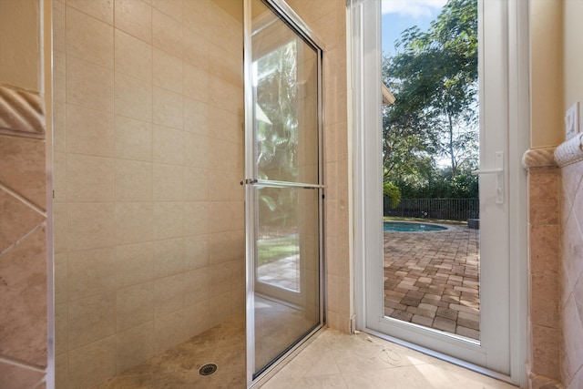 bathroom featuring tile patterned floors