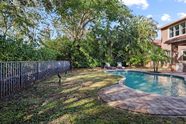 view of pool