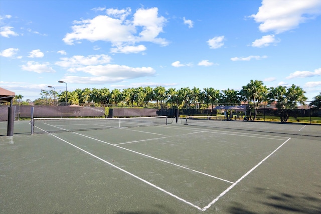 view of sport court