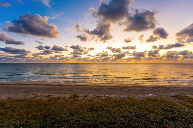 2727 S Ocean Blvd Unit 701, Highland Beach, FL 33487 - water view featuring local beach