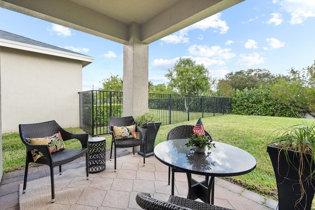 view of patio