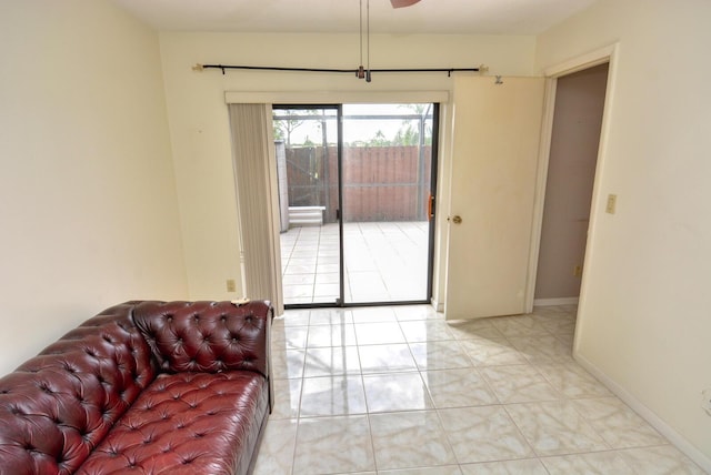 view of unfurnished living room