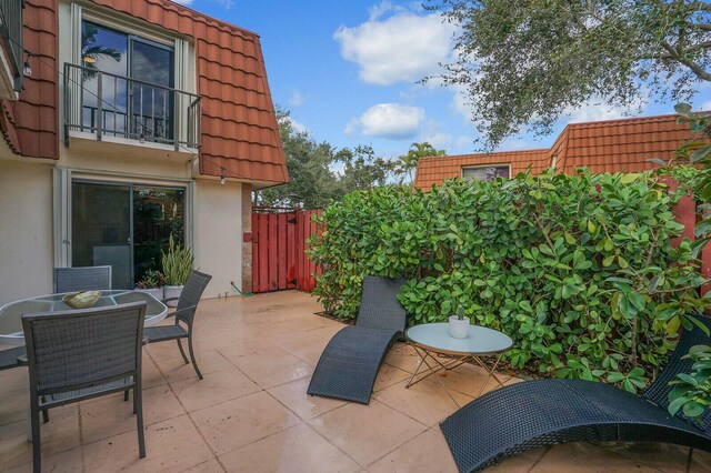 view of patio / terrace