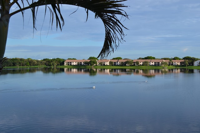 view of water feature