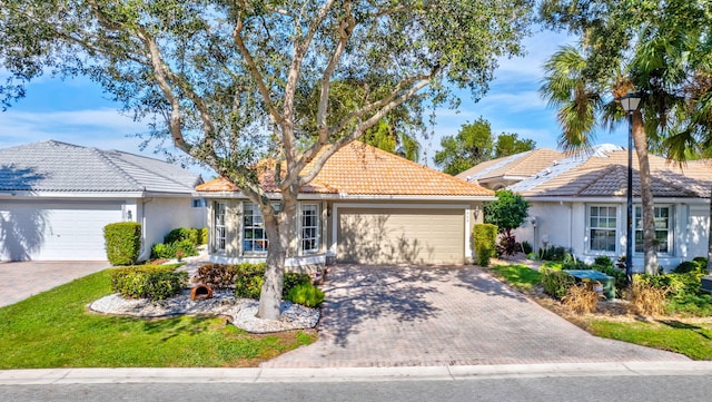 ranch-style house with a garage