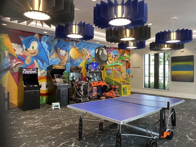 view of game room