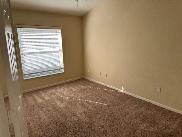 spare room featuring carpet flooring