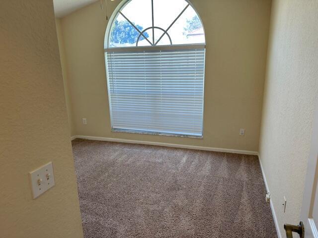 empty room with carpet flooring