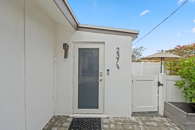 view of property entrance