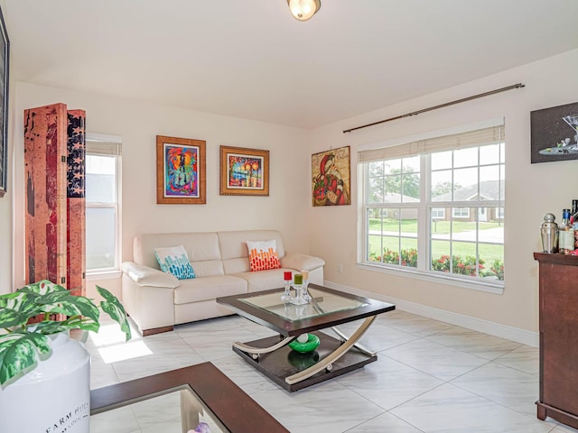 view of living room