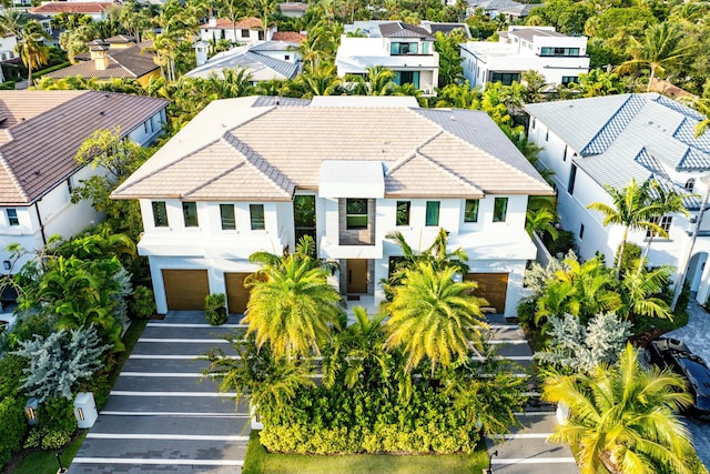 bird's eye view featuring a residential view