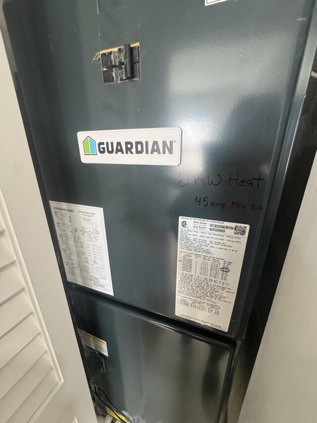 3015 Robert Rd, West Palm Beach, FL 33405 - interior details featuring heating unit